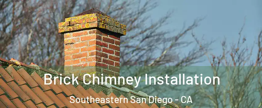 Brick Chimney Installation Southeastern San Diego - CA