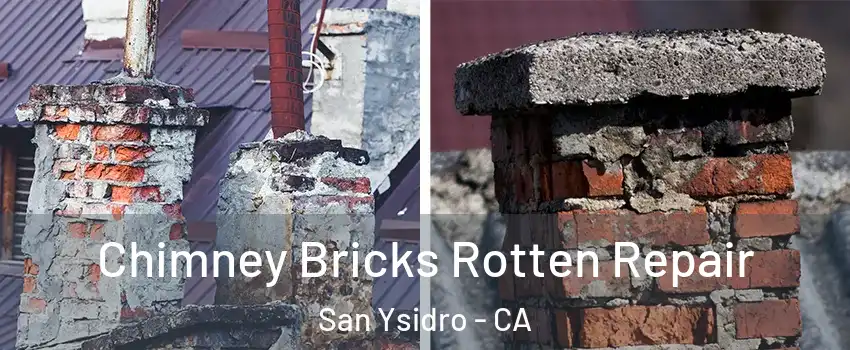 Chimney Bricks Rotten Repair San Ysidro - CA