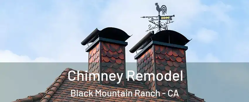 Chimney Remodel Black Mountain Ranch - CA