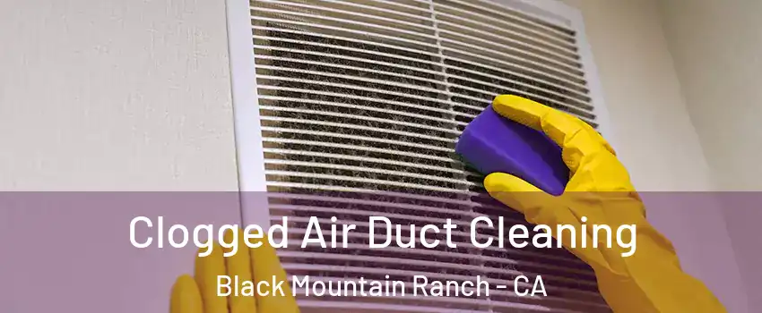 Clogged Air Duct Cleaning Black Mountain Ranch - CA