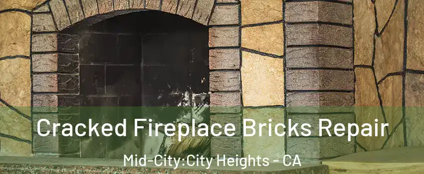 Cracked Fireplace Bricks Repair Mid-City:City Heights - CA