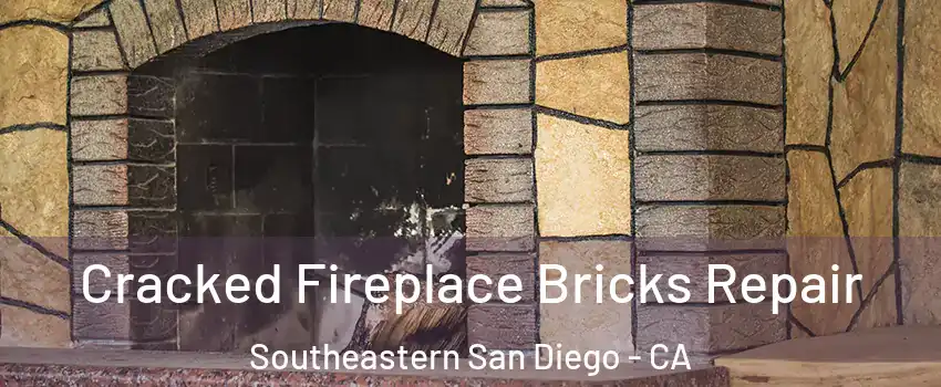 Cracked Fireplace Bricks Repair Southeastern San Diego - CA