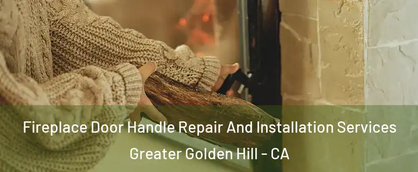 Fireplace Door Handle Repair And Installation Services Greater Golden Hill - CA