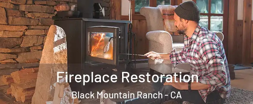 Fireplace Restoration Black Mountain Ranch - CA