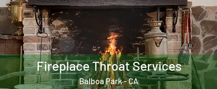 Fireplace Throat Services Balboa Park - CA