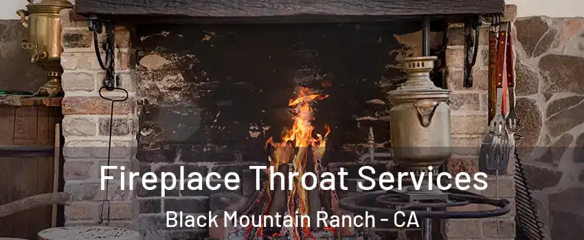 Fireplace Throat Services Black Mountain Ranch - CA