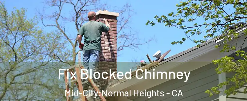 Fix Blocked Chimney Mid-City:Normal Heights - CA