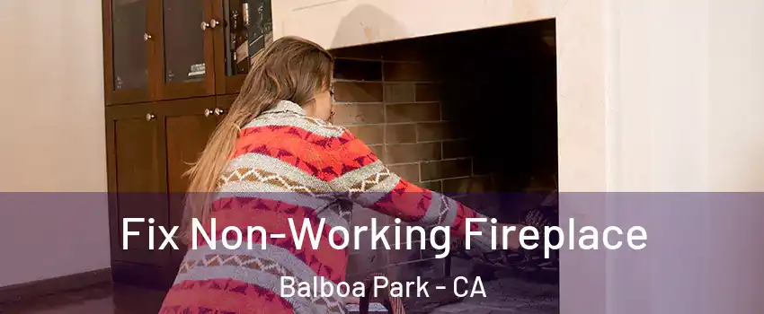 Fix Non-Working Fireplace Balboa Park - CA