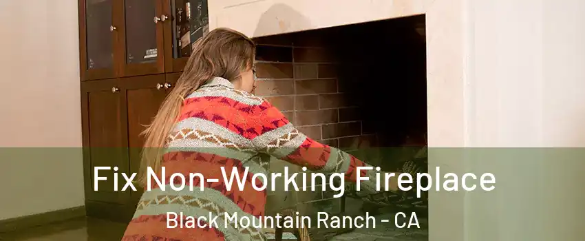 Fix Non-Working Fireplace Black Mountain Ranch - CA