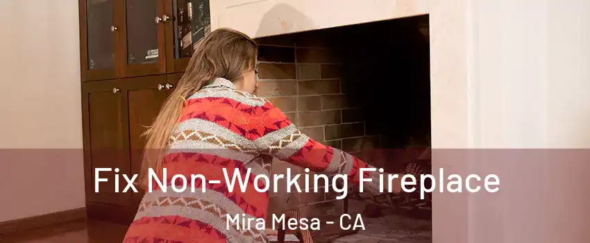 Fix Non-Working Fireplace Mira Mesa - CA