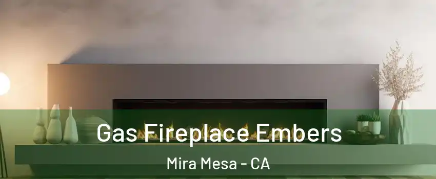 Gas Fireplace Embers Mira Mesa - CA