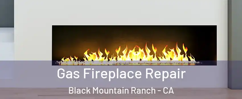 Gas Fireplace Repair Black Mountain Ranch - CA