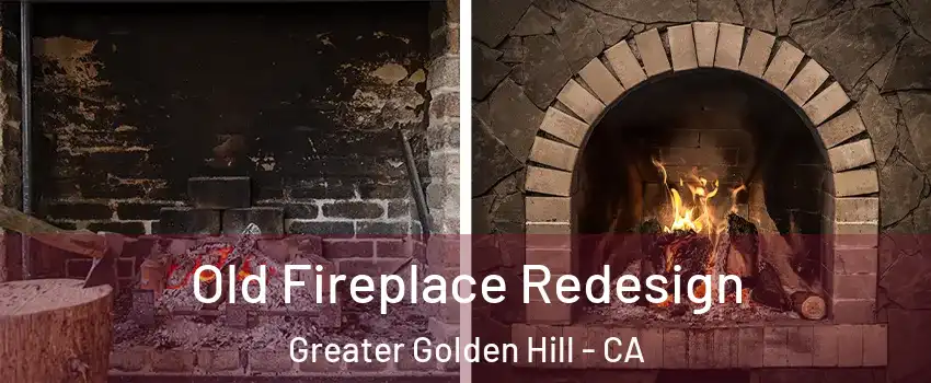 Old Fireplace Redesign Greater Golden Hill - CA