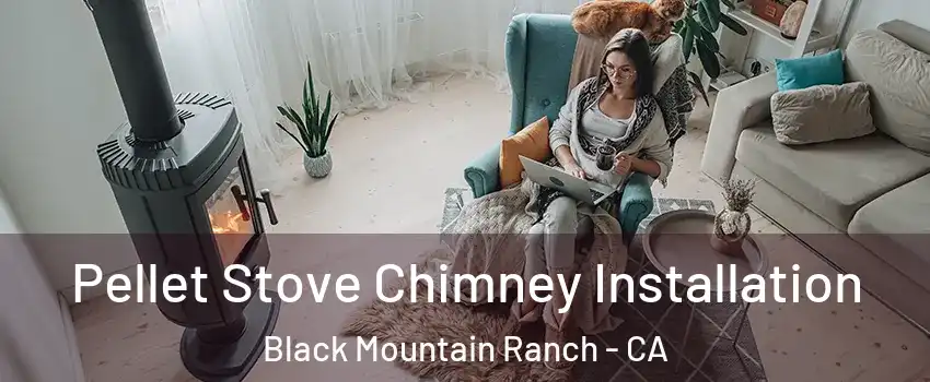 Pellet Stove Chimney Installation Black Mountain Ranch - CA